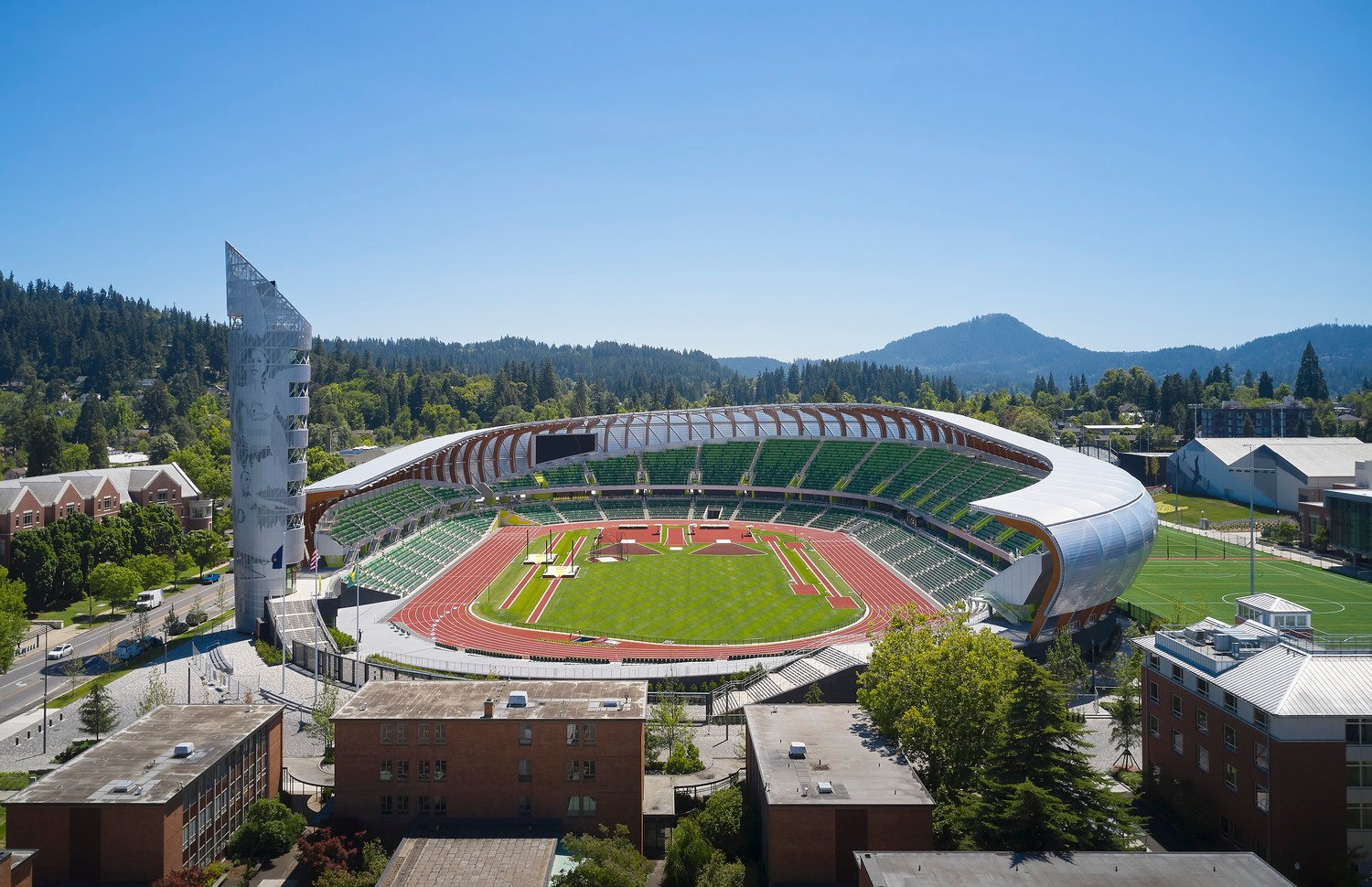 Hayward Field ‒ the stadium where nike tried out its first shoes