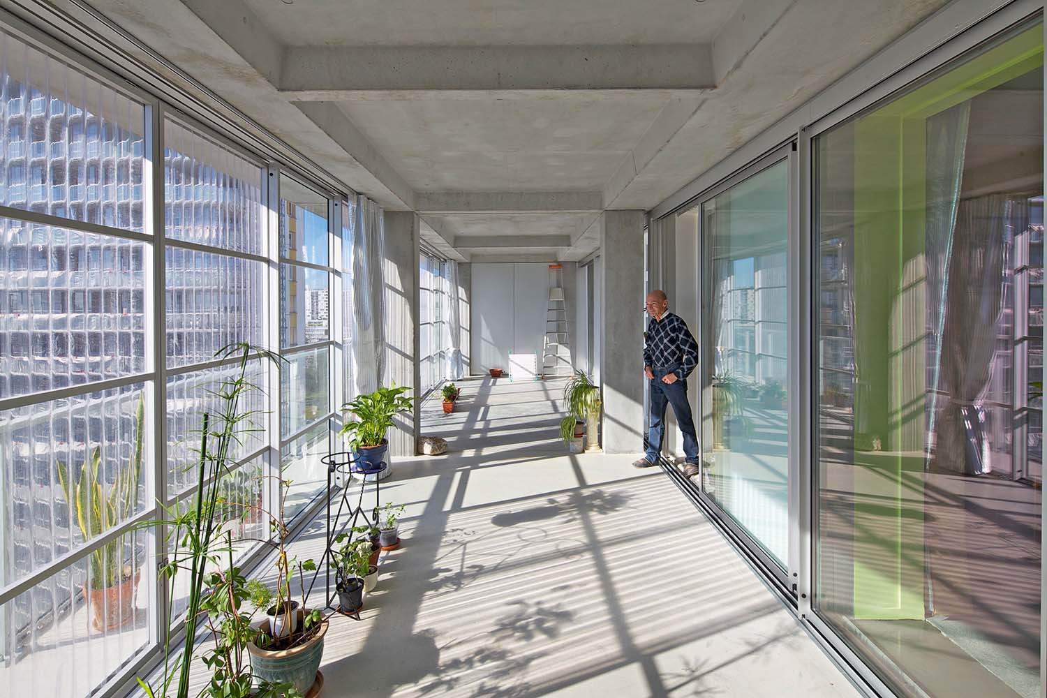  | Renovation of 530 housing units, Lacaton & Vassal with Frédéric Druot Architecture and Christophe Hutin Architecture, Le Grand Parc, Bordeaux, France © Philippe Ruault, courtesy Lacaton & Vassal