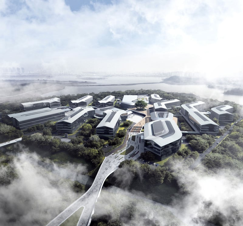 Hangzhou Alibaba DAMO Academy Nanhu Industry Park Project - Hangzhou, China, Aedas, courtesy of MIPIM