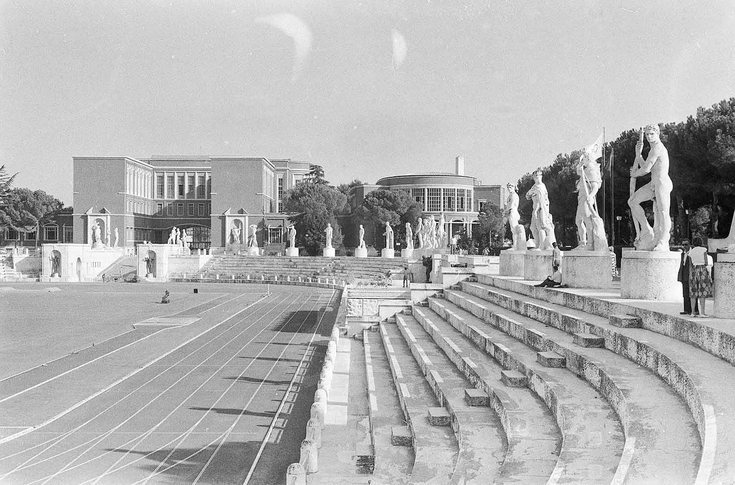 Lo Stadio dei Marmi durante i Giochi Olimpici del 1960 | Wikimedia Commons, Creative Commons Licence CC0 1.0 Universal (CC0 1.0) Public Domain Dedication