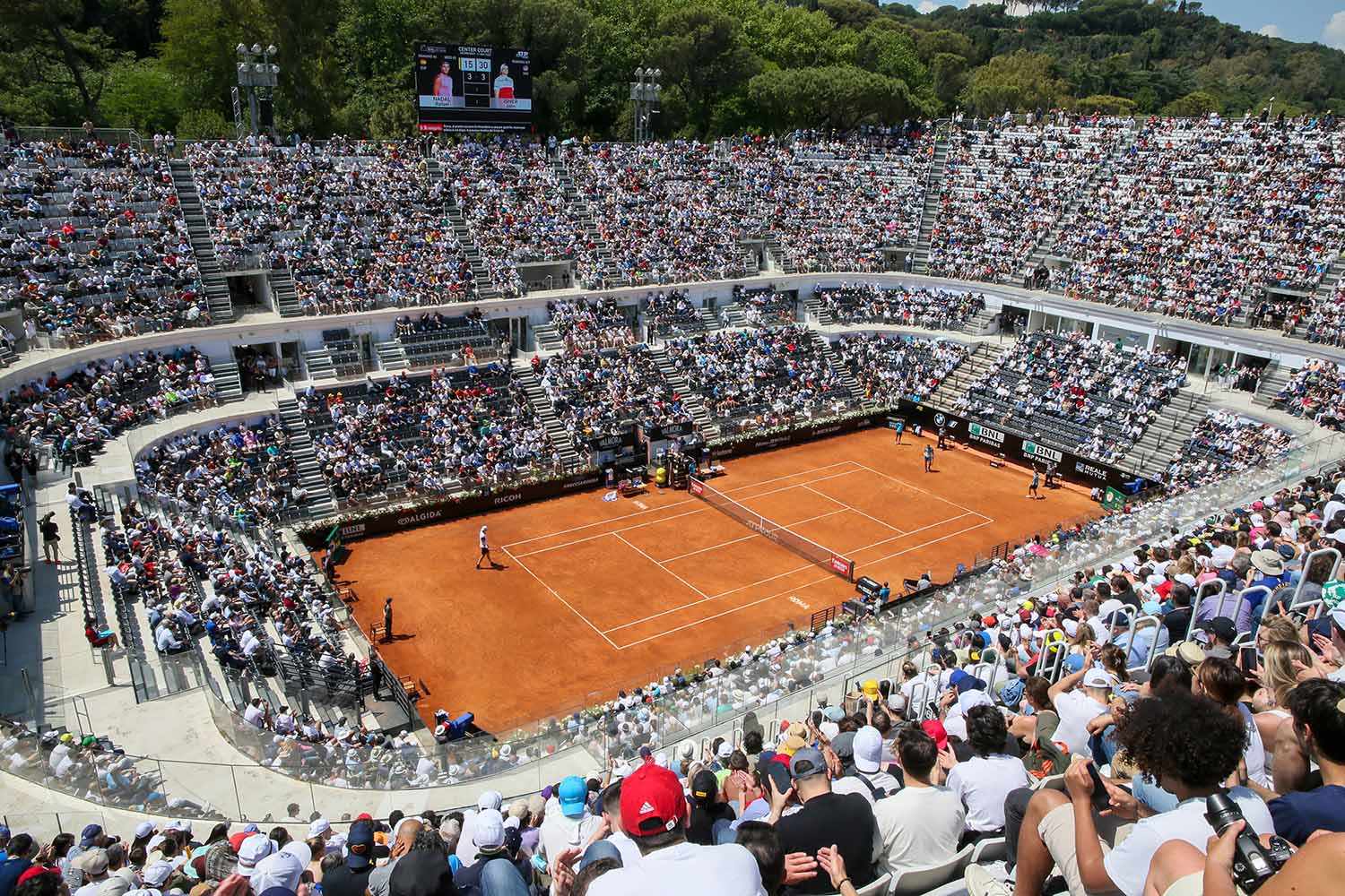 Foro Italico - Stadio Centrale | © Federazione Italiana Tennis, courtesy of Federazione Italiana Tennis