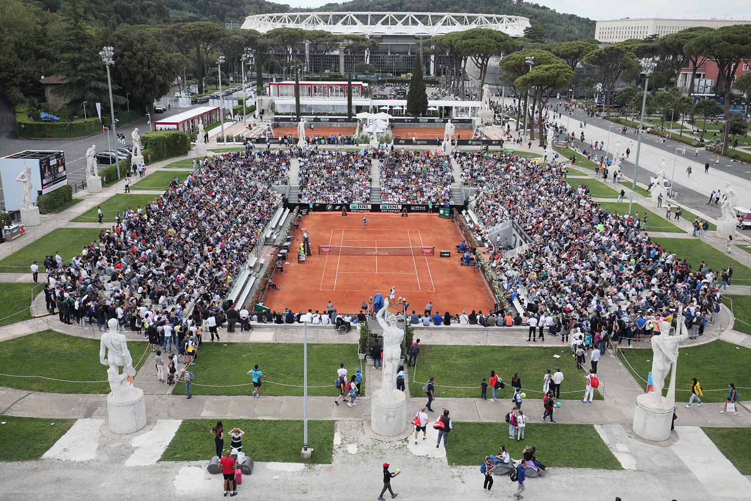 Foro Italico - Stadio Pietrangeli | © Federazione Italiana Tennis, courtesy of Federazione Italiana Tennis