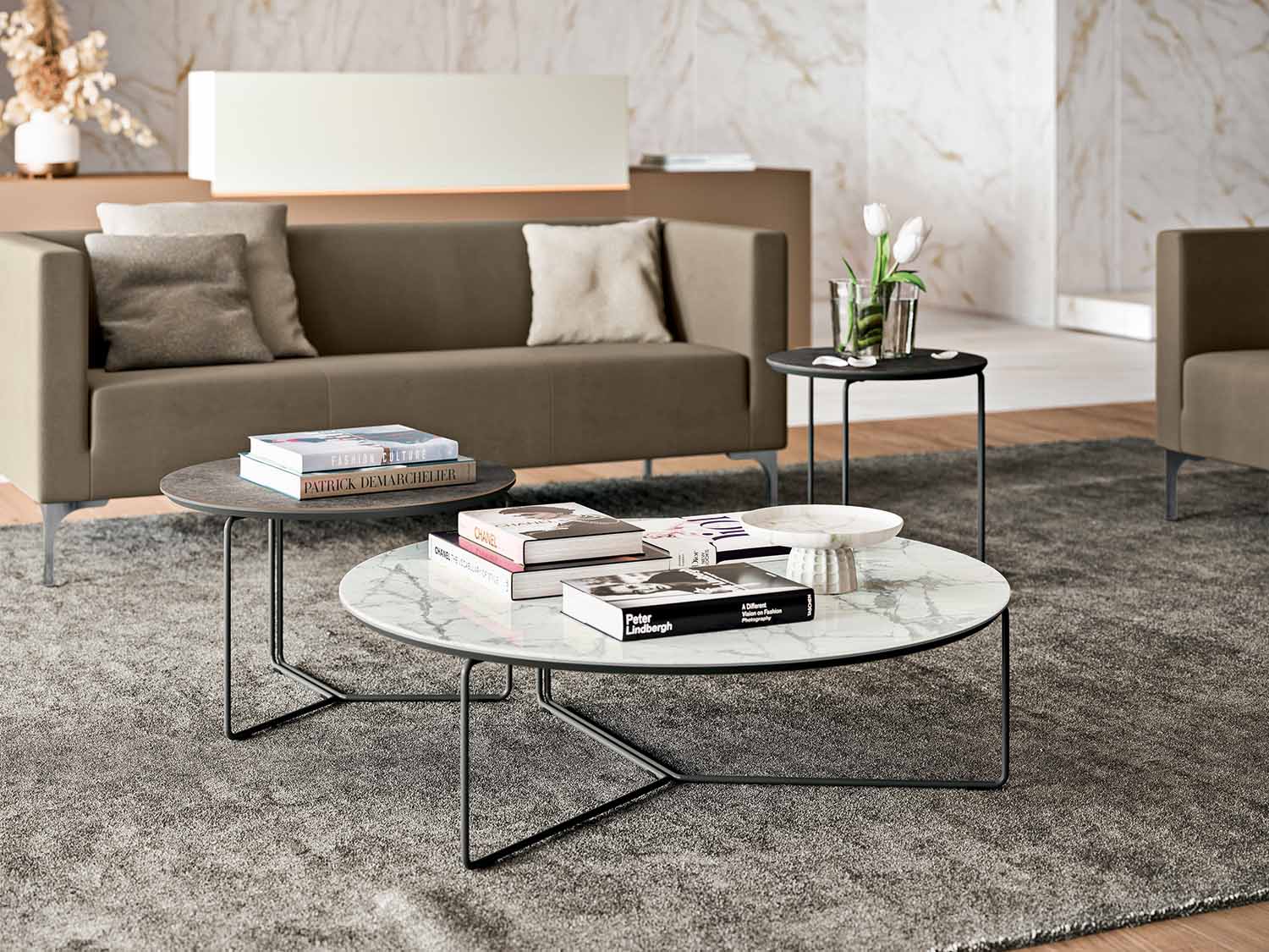 Montreal side tables | Courtesy of Quadrifoglio Group