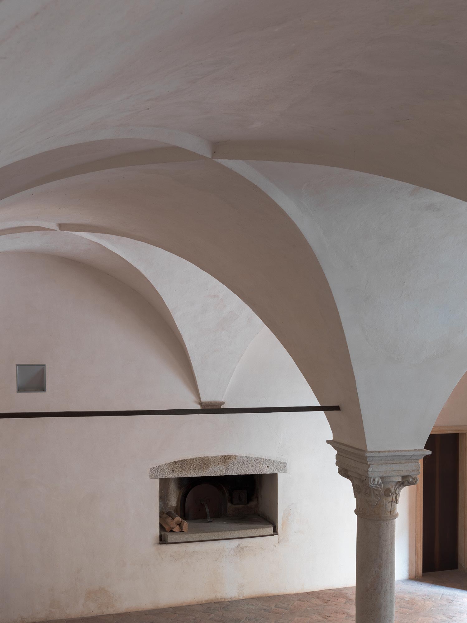 Sala del Forno dell'Abbazia di Praglia - Architettura Tommasi | © Marcello Mariana, courtesy of Architettura Tommasi