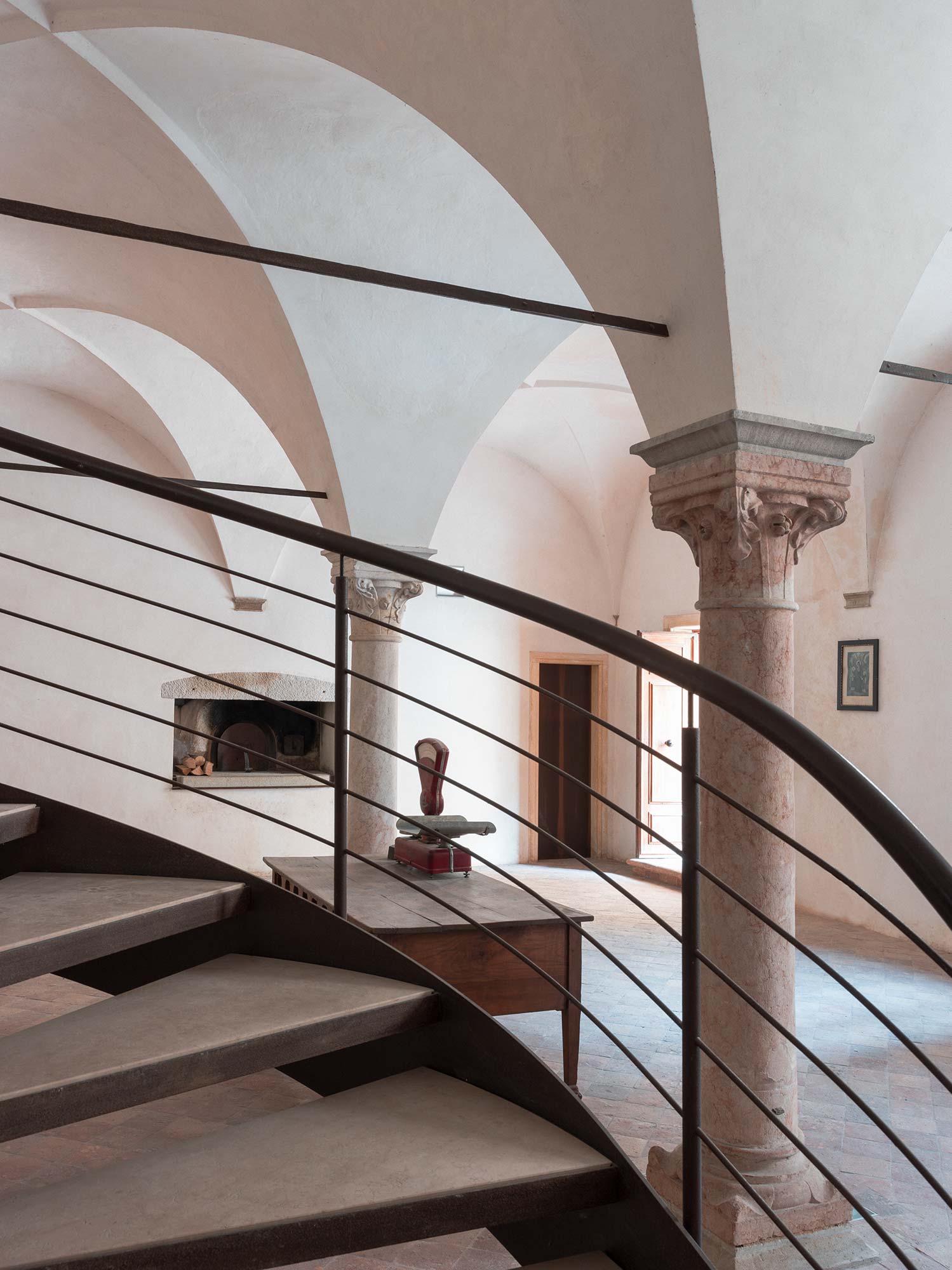 Sala del Forno dell'Abbazia di Praglia - Architettura Tommasi | © Marcello Mariana, courtesy of Architettura Tommasi