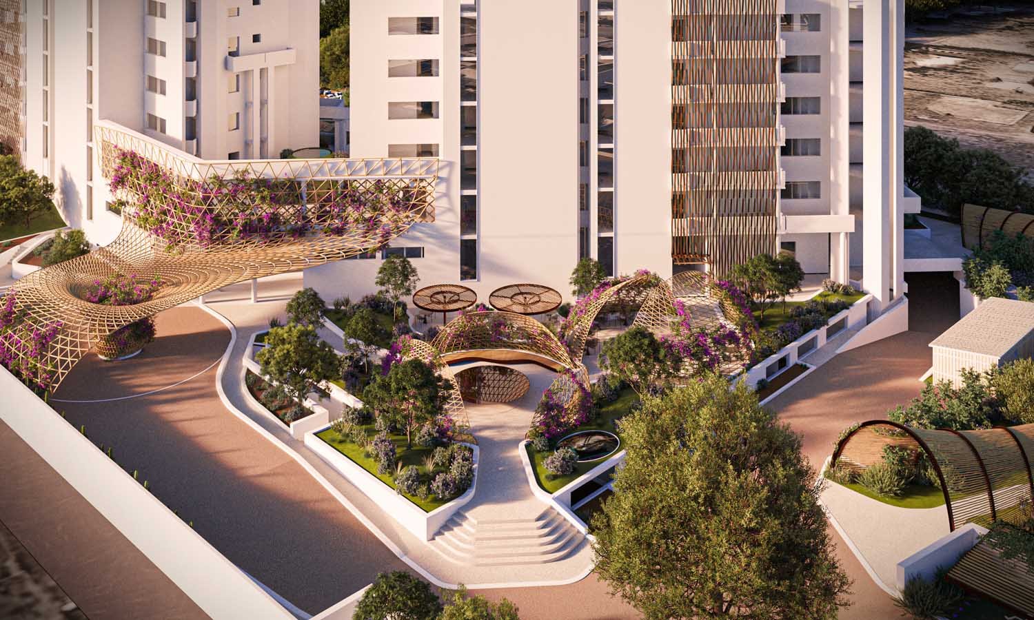 Valtur Gallipoli Beach Resort - De.Tales with Fernando Longo Architetto | Rendering courtesy of Valtur and studio De.Tales