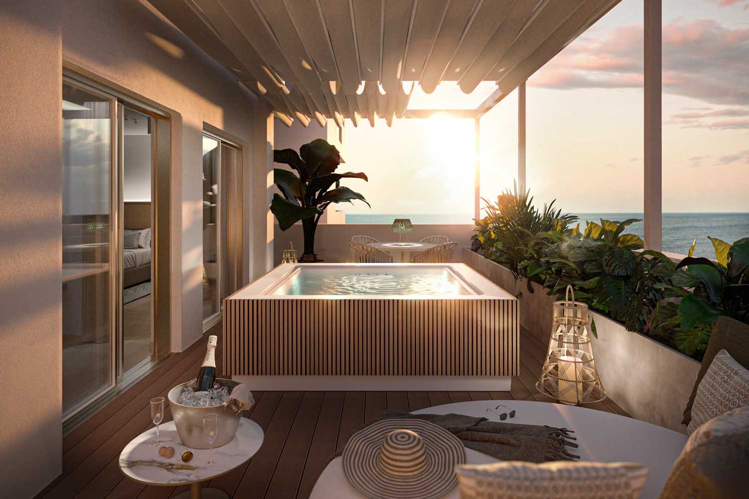 Valtur Gallipoli Beach Resort - De.Tales with Fernando Longo Architetto | Rendering courtesy of Valtur and studio De.Tales