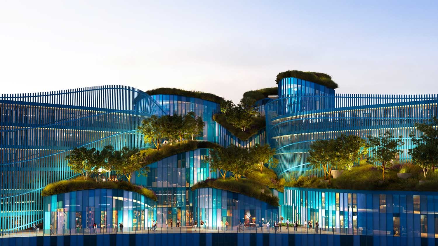 Robert C. Weaver Federal Building, Brooks + Scarpa | Rendering courtesy of Brooks + Scarpa