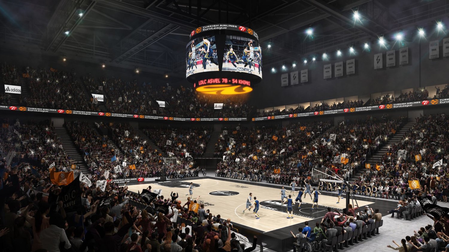 LDLC Arena | Rendering by and courtesy of Populous and Jump Studios