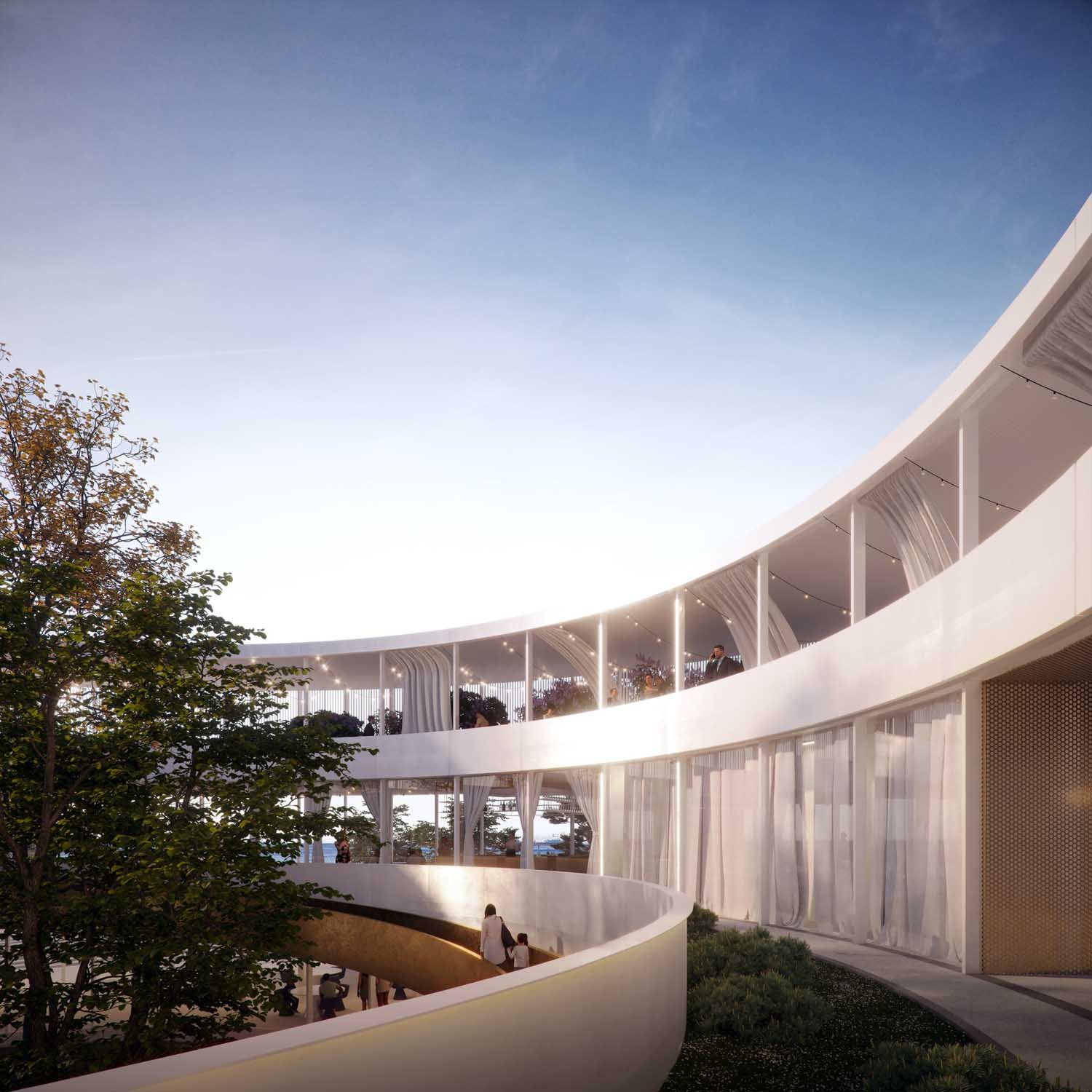 Parco tra i mari di Milazzo | © Rendering by and courtesy of BODÀR Bottega d’architettura
