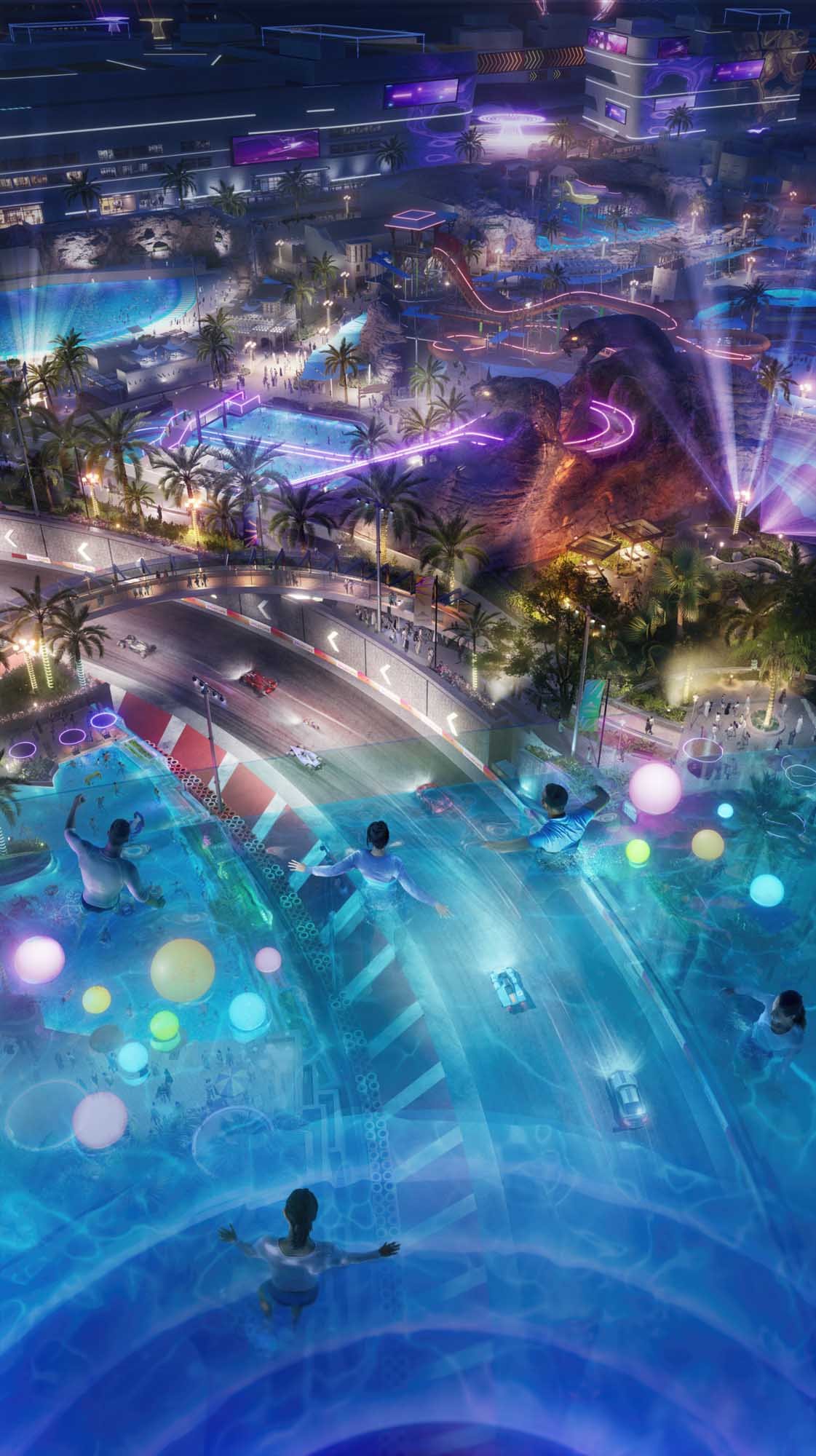 Speed Park Track in Qiddiya City - Tilke Enginers & Architects | Copyright and courtesy Qiddiya Media