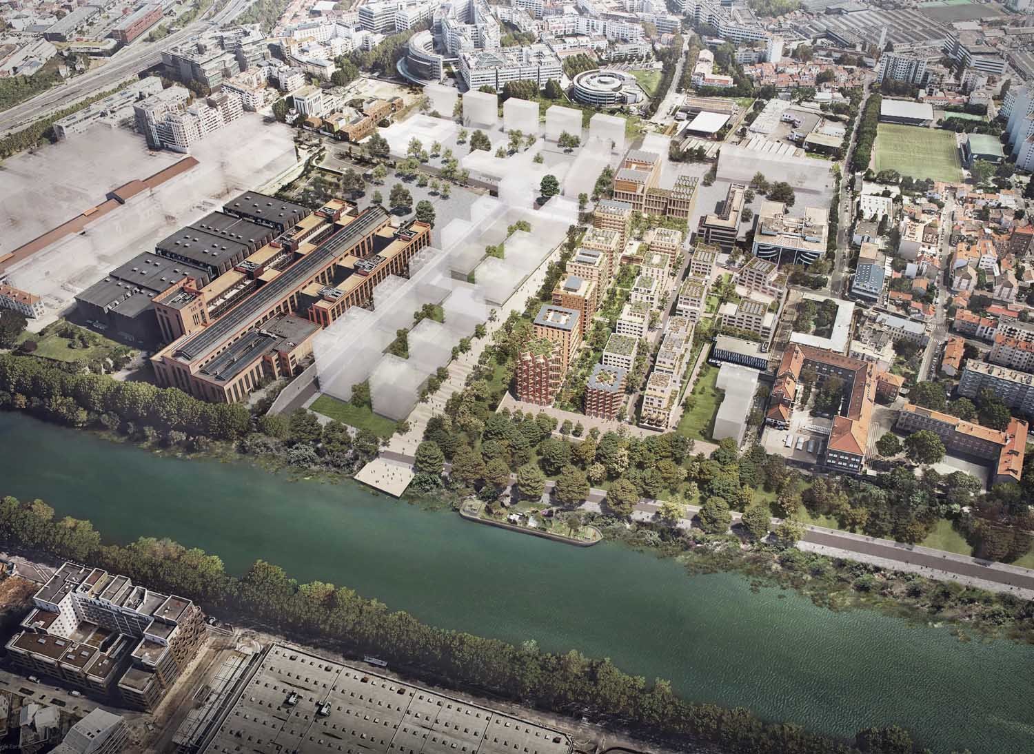 Paris 2024 Olympic Village | Photography by Drone Press/Sennse, courtesy of Paris 2024 Organising Committee