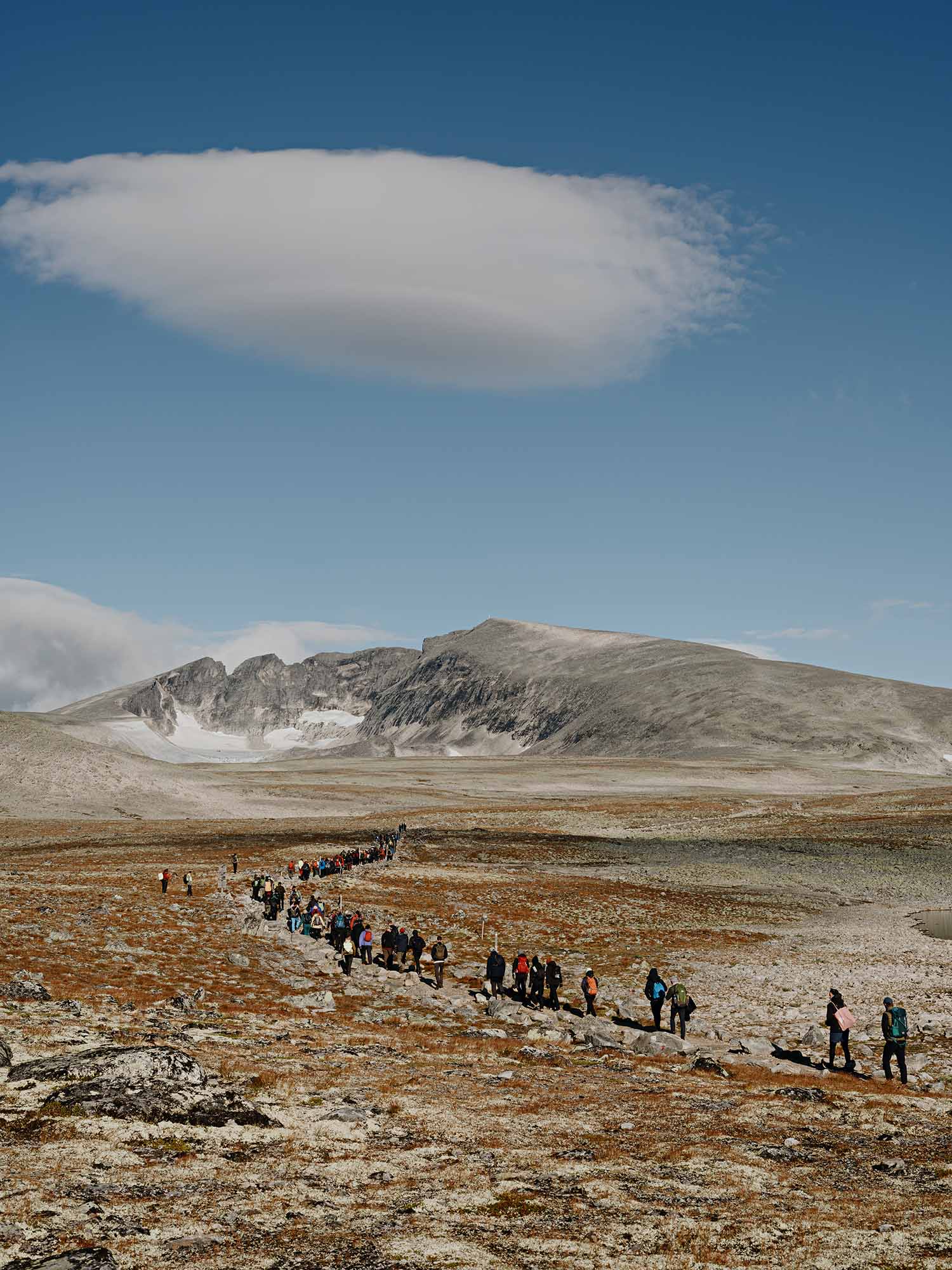 L’escursione al monte Snøhetta nel 2024 | © OiOiOi, courtesy Snøhetta