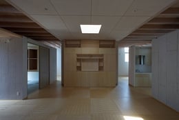 The living area in the center of the house | 