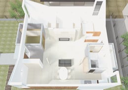 Birds eye view of interior | 
