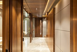 Corridors leading to the spaces | 