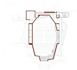 ORATORY UPPER LEVEL PLAN | 