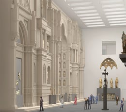 Elaborazione progettuale 3d del modello della facciata | 