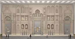 Elaborazione progettuale 3d del modello della facciata | 