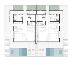 The Twin Houses plan (Ground Floor) | 