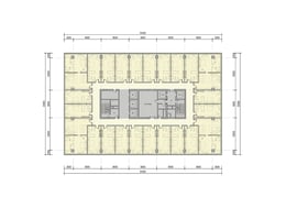 Typical Tower Hotel Floor Plan | EID Architecture