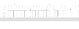 Commercial Units / Viewing Terrace Southwest Elevation | Antalya Metropolitan Municipality Archive