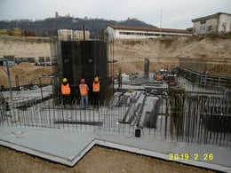 Vista delle lavorazioni in cantiere | LFA