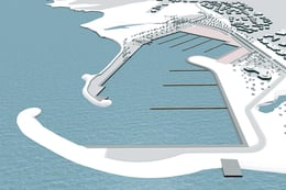 Planivolumetrico - Porto di San Teodoro | Binini Partners