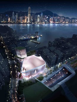 Xiqu Centre Exterior Render | Revery Architecture Inc.