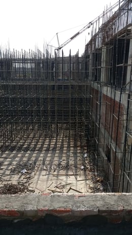 Site Image - Under Construction - Auditorium Shuttering | Sanjay Puri Architects