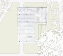 Pavilion plan with closed operable walls | JCDA