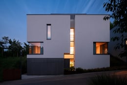 View of the North side from the street night | Julien Swol for Beng Architectes Associés