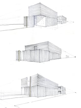 Process Sketches | Sparano + Mooney Architecture