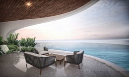 RENDER-05-VIEW OF THE SEA FROM THE BALCONY | EPArchitects