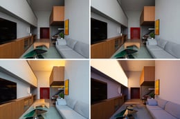 Different lightings in the living room | Pedro Kok