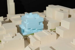 A model of 512 West 22nd St. | COOKFOX Architects