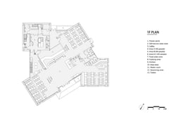 dining hall 1F plan | gad · line+ studio