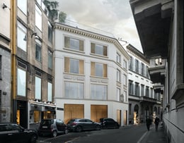 rendering Via Montenapoleone 23 | GaS Studio