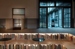 A harmony between heritage, the newly inserted library, natural air, and the garden outside. | Kuo-Min Lee