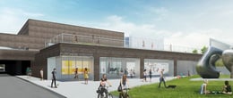 Rendering of exterior entry | Courtesy of FXCollaborative