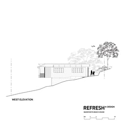 West Elevation | REFRESH*DESIGN