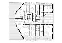 Floor plan, fifth floor | Barcode Architects