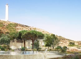 View of Private Lido Beach | Courtesy of Laboratorio Architettura Semerano