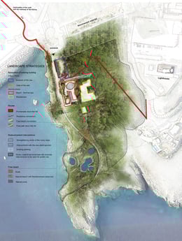 Work area diagram _ Landscape strategies | Courtesy of Laboratorio Architettura Semerano