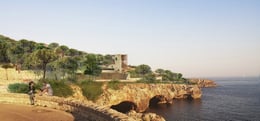 The Recovery of the Ex Colonia Scarciglia and the unveiled hill | Courtesy of Laboratorio Architettura Semerano