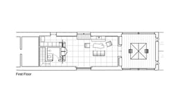 First floor plan of Easter Park Farm Studio | Richard Parr Associates