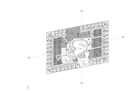 Plan Podium of Opus by Zaha Hadid Architects | Courtesy of Zaha Hadid Architects