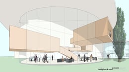 studio del Customer Center, vista dall'esterno | Studio C&N aa, Luca Boldetti