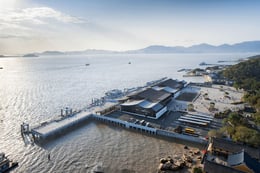 A panoramic view of the new pier | Zhao Qiang