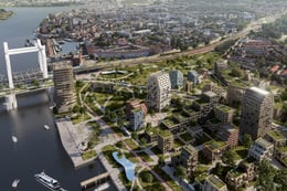 Spoorzone Dordrecht will be the guiding principle for the development of the city in the coming years. A development that consists of many stakeholders, such as the residents, the province, NS (Netherlands | Mecanoo